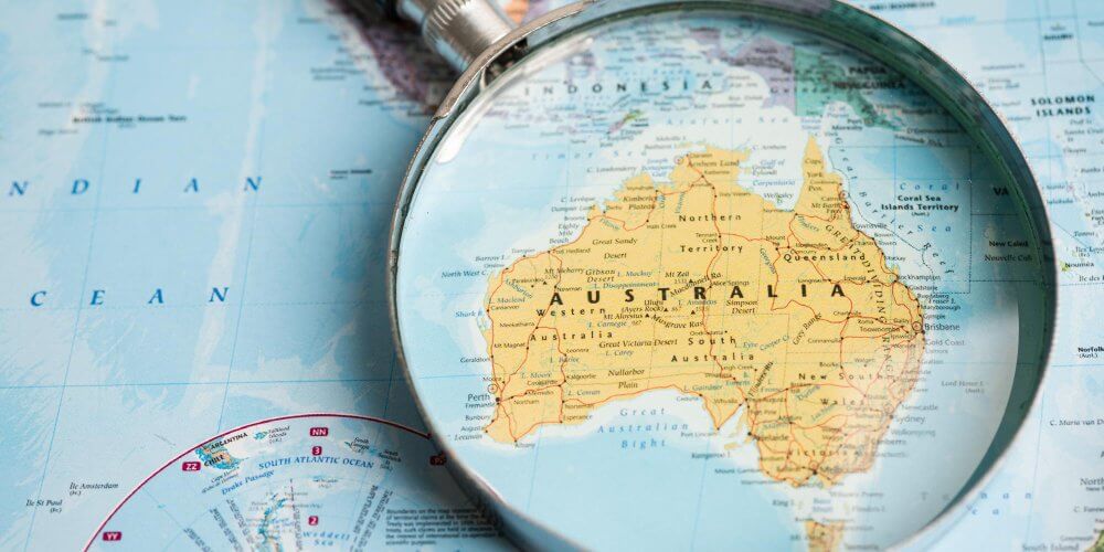 Mapka Australii