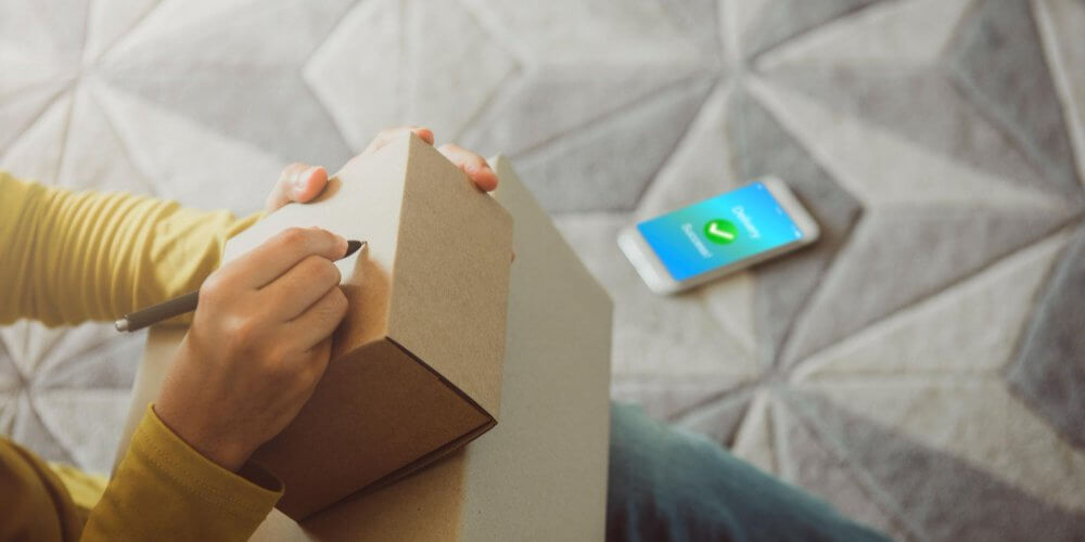 Nadanie paczki kurierskiej